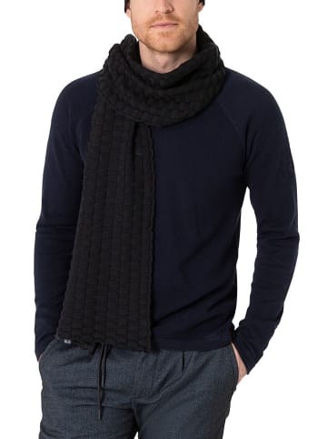 Timezone Szal w kolorze czarnym