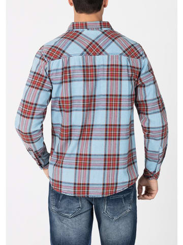 Timezone Koszula - Regular fit - w kolorze czerwono-błękitnym