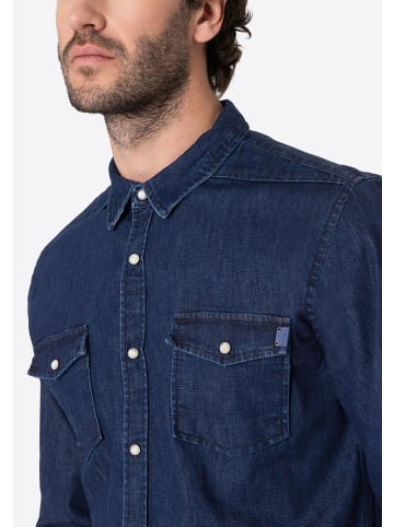 Timezone Koszula dżinsowa w kolorze niebieskim