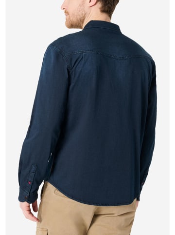 Timezone Koszula dżinsowa - Regular fit - w kolorze granatowym