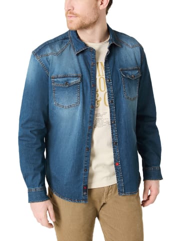 Timezone Koszula dżinsowa - Regular fit - w kolorze niebieskim