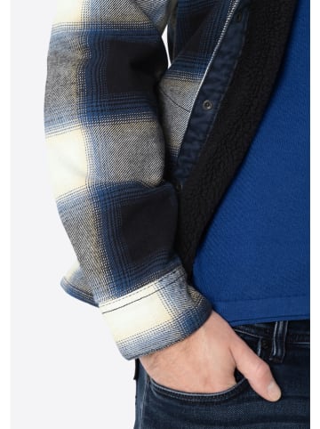 Timezone Blouse donkerblauw/crème