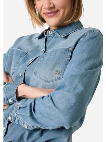 Timezone Koszula dżinsowa w kolorze błękitnym