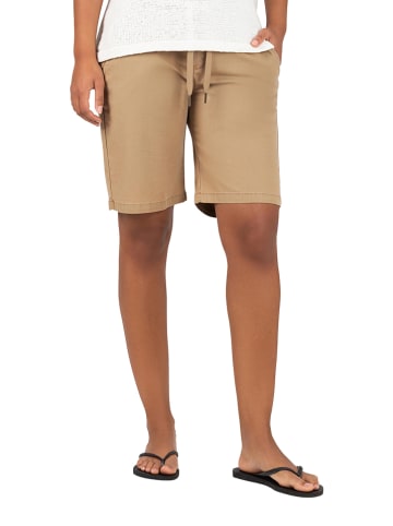 Timezone Szorty w kolorze jasnobrązowym