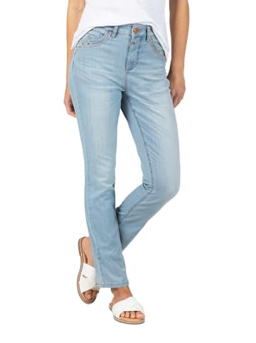 Timezone Dżinsy "Tahila" - Slim fit - w kolorze błękitnym