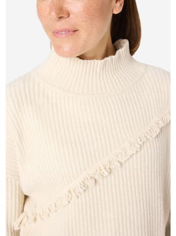 Timezone Sweter w kolorze beżowym