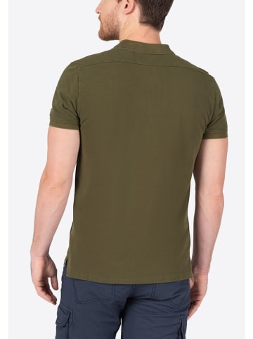 Timezone Koszulka polo w kolorze khaki