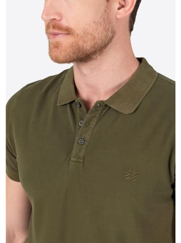 Timezone Koszulka polo w kolorze khaki