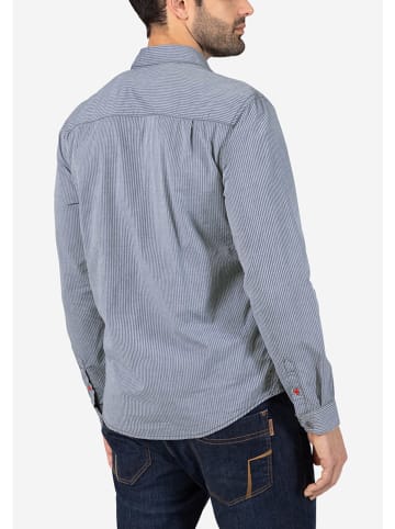 Timezone Koszula w kolorze niebiesko-białym