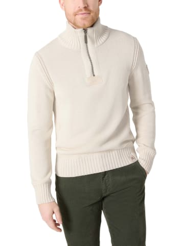 Timezone Sweter w kolorze kremowym