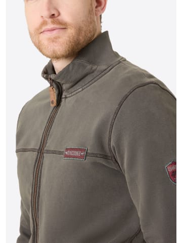 Timezone Sweatjacke in Braun