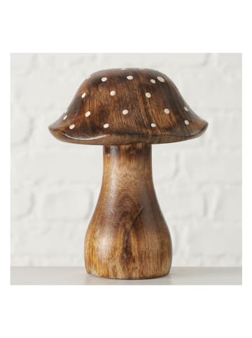 Boltze Figurki dekoracyjne (3 szt.) "Pucky" w kolorze brązowym