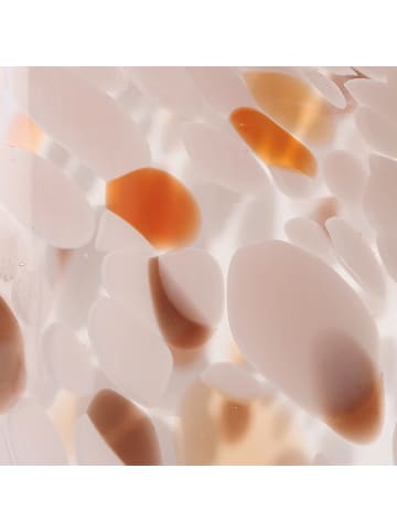 Boltze Windlicht "Umea" in Beige - (H)17 cm