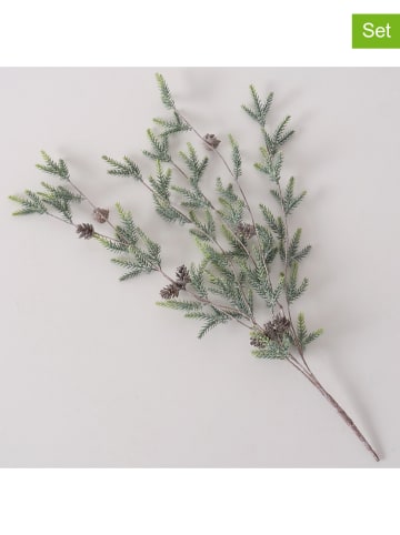 Boltze Dekoracyjne gałązki (4 szt.) w kolorze zielonym - dł. 70 cm