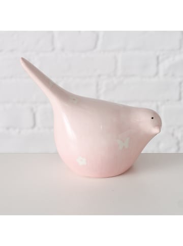 Boltze 2er-Set: Dekofiguren "Nany" in Rosa - (H)11 cm