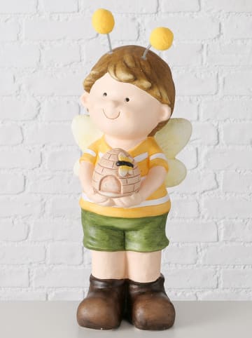 Boltze Figurka dekoracyjna "Miloma" w kolorze żółto-zielonym - wys. 46 cm