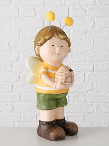 Boltze Figurka dekoracyjna "Miloma" w kolorze żółto-zielonym - wys. 46 cm