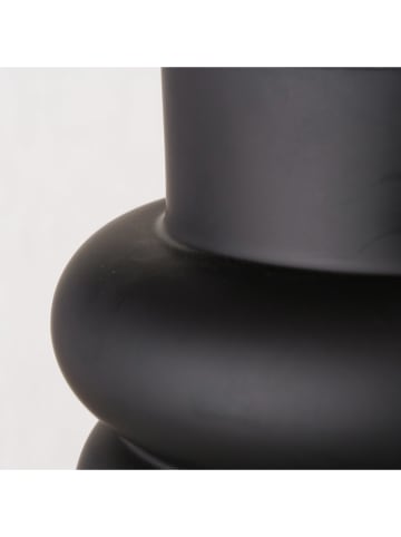 Boltze Vase ''Ribbo'' in Schwarz - (H)20 x Ø 15 cm