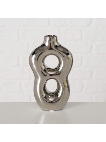 Boltze Vase ''Hertha'' in Silber - (B)9 x (H)15 x (T)4 cm