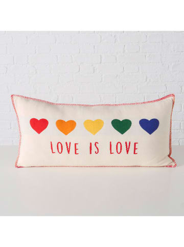 Boltze Poduszka "Colove" w kolorze czerwono-kremowym - 70 x 35 cm