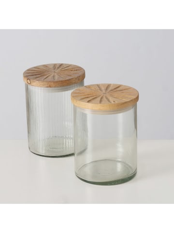 Boltze Vorratsglas ''Kusol'' in Hellbraun - 400 ml (Überraschungsprodukt)