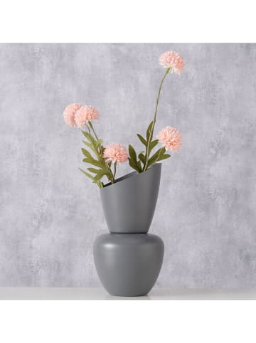 Boltze Vase ''Rundi'' in Dunkelgrau - (H)18 cm