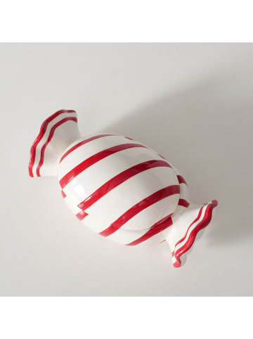 Boltze Vorratsdose "Candie" in Weiß/ Rot - (B)20 x (H)10 x (T)11 cm