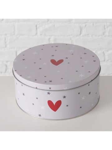 Boltze 3er-Set: Vorratsdosen "Anella" in Weiß/ Rot