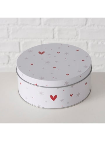 Boltze 3er-Set: Vorratsdosen "Anella" in Weiß/ Rot