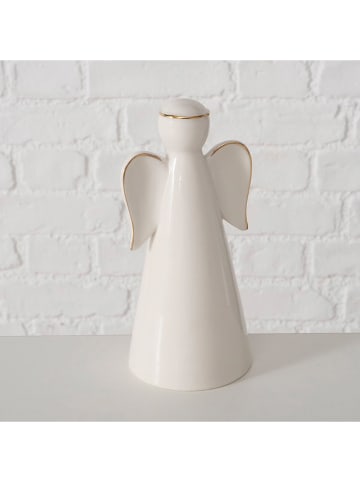 Boltze Figurki dekoracyjne (2 szt.) "Veliden" w kolorze białym