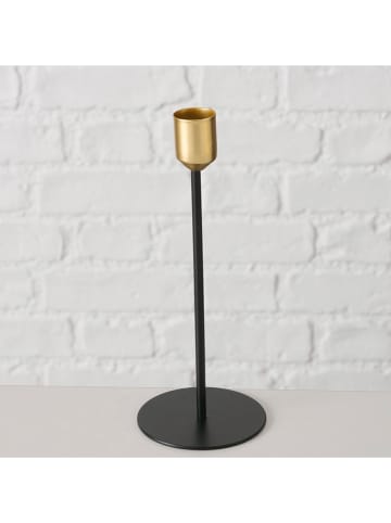 Boltze Świeczniki (3 szt.) "Cosima" w kolorze złoto-czarnym