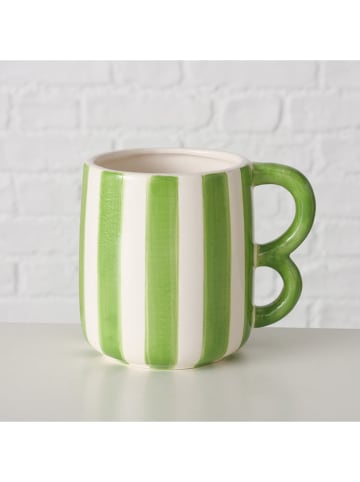 Boltze Kubki (2 szt.) "Bolero" w kolorze zielono-białym