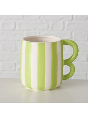 Boltze Kubki (2 szt.) "Bolero" w kolorze zielono-białym