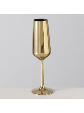 Boltze Kieliszek "Adora" w kolorze złotym do szampana - wys. 22,5 cm