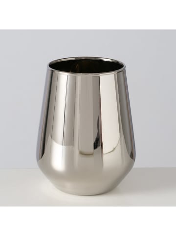 Boltze Trinkglas ''Adora'' in Silber - (H)11 x Ø 8,9 cm
