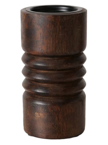 Boltze Kerzenhalter ''Drella'' in Braun - (H)15 cm