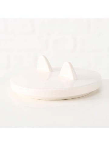 Boltze Vorratsdose ''Kitten'' in Weiß/ Schwarz - (H)17,5 x Ø 11 cm