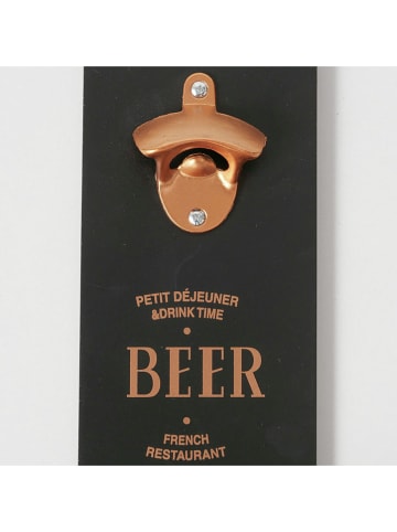 Boltze Otwieracz "Pogo" w kolorze czarnym do butelek - 12 x 29 cm