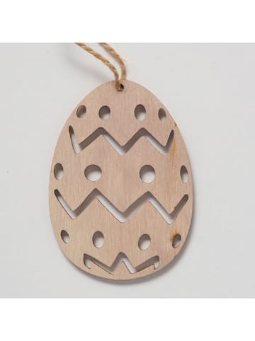 Boltze Zawieszki dekoracyjne (3 szt.) "Busty" w kolorze jasnobrązowym - wys. 9 cm