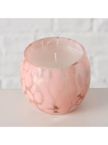 Boltze Windlicht "Paska" in Rosa - (H)8,8 cm