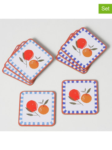 Boltze 2er-Set: Untersetzer "Fruits" in Bunt - (L)10,5 x (B)10,5 cm