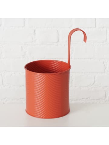 Boltze 2er-Set: Übertöpfe "Riana" in Rot/ Orange - (H)28  Ø 16 cm