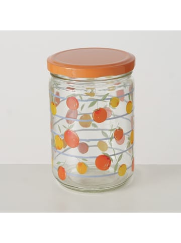 Boltze Słoiki (2 szt.) "Fruits" w kolorze pomarańczowo-złotym- 500 ml