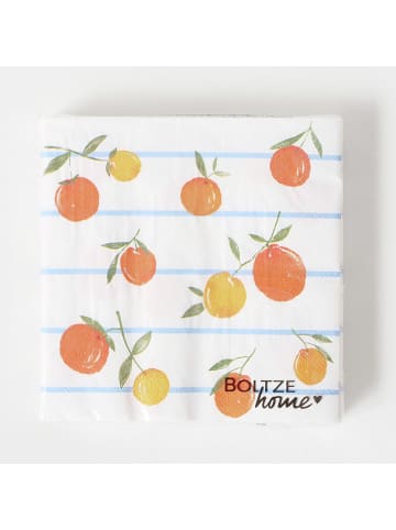 Boltze Serwetki (40 szt.) "Fruits" w kolorze pomarańczowo-żółtym