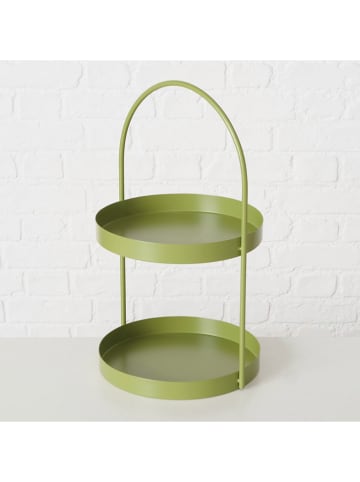 Boltze Etagere "Joko" in Grün - (H)45 cm