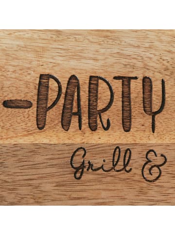 Boltze Taca "BBQ" w kolorze jasnobrązowym - dł. 19,5 cm