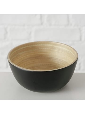 Boltze Schale "Bambo" in Schwarz - Ø 10 cm