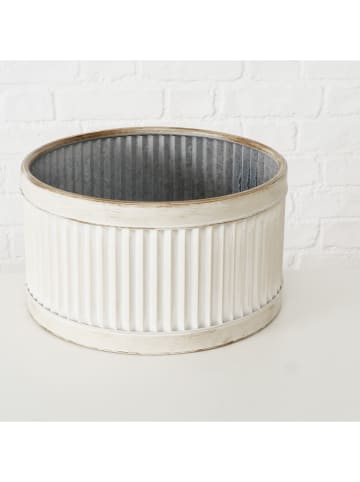 Boltze 3er-Set: Übertöpfe "Jordan" in Creme