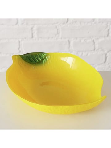 Boltze Miska "Limone" w kolorze żółtym do serwowania - 24 x 16 cm