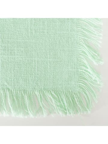 Boltze Tischläufer "Lenea" in Grün - (L)140 x (B)40 cm